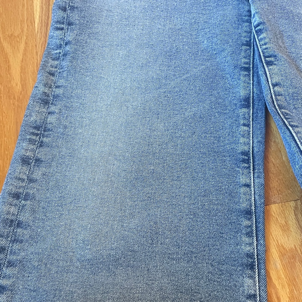 AG SAIGE WIde Leg Crop Blue High Rise Flare Jeans - Picture 14 of 15